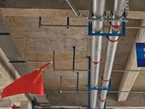 上林管廊支架的安装方法